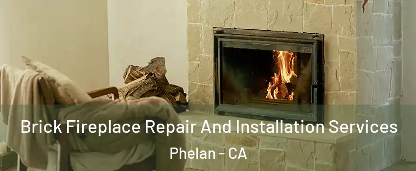  Brick Fireplace Repair And Installation Services Phelan - CA