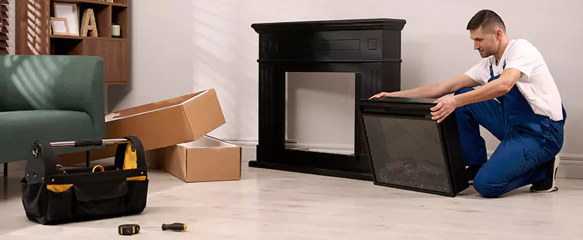 Old Rusted Metal Fireplace Repair And Replacement in Phelan, CA